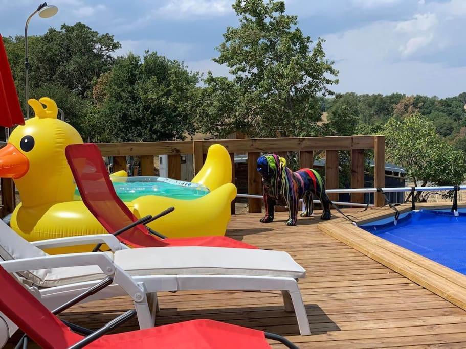 Gite A La Ferme Avec Jacuzzi Et Piscine Chauffee Saint-Felix-de-Tournegat Luaran gambar